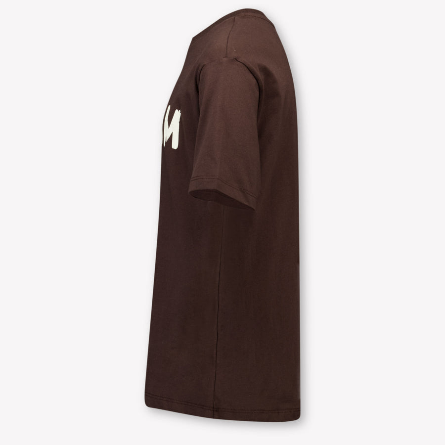 MSGM Kinder Jongens T-Shirt In Bruin