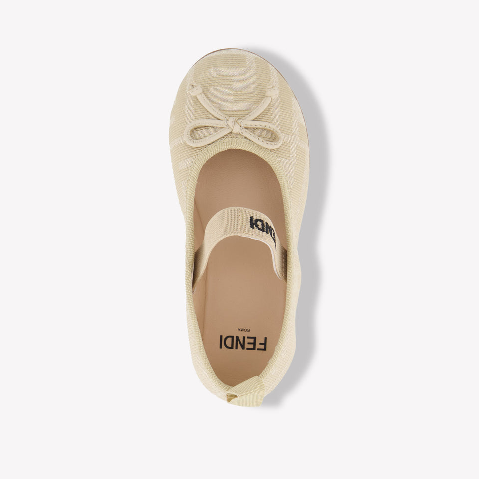 Fendi Meisjes Schoenen In Beige