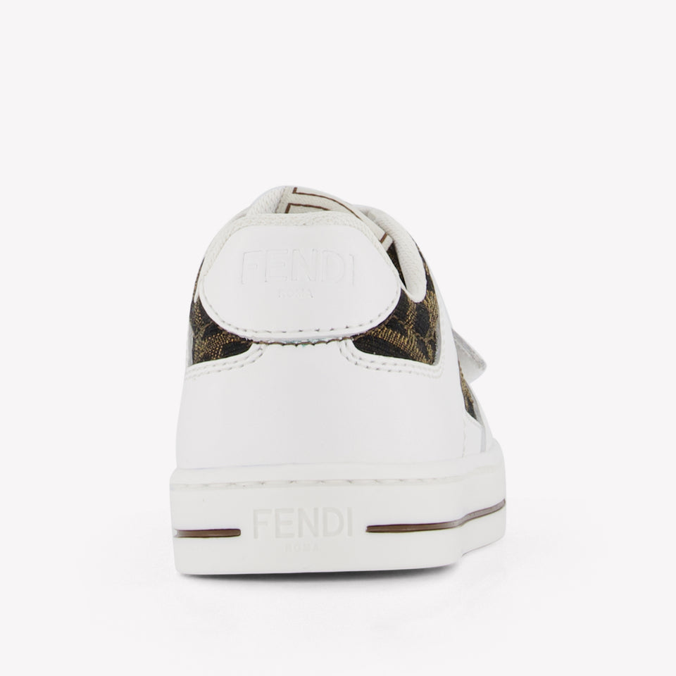 Fendi Unisex Sneakers In White