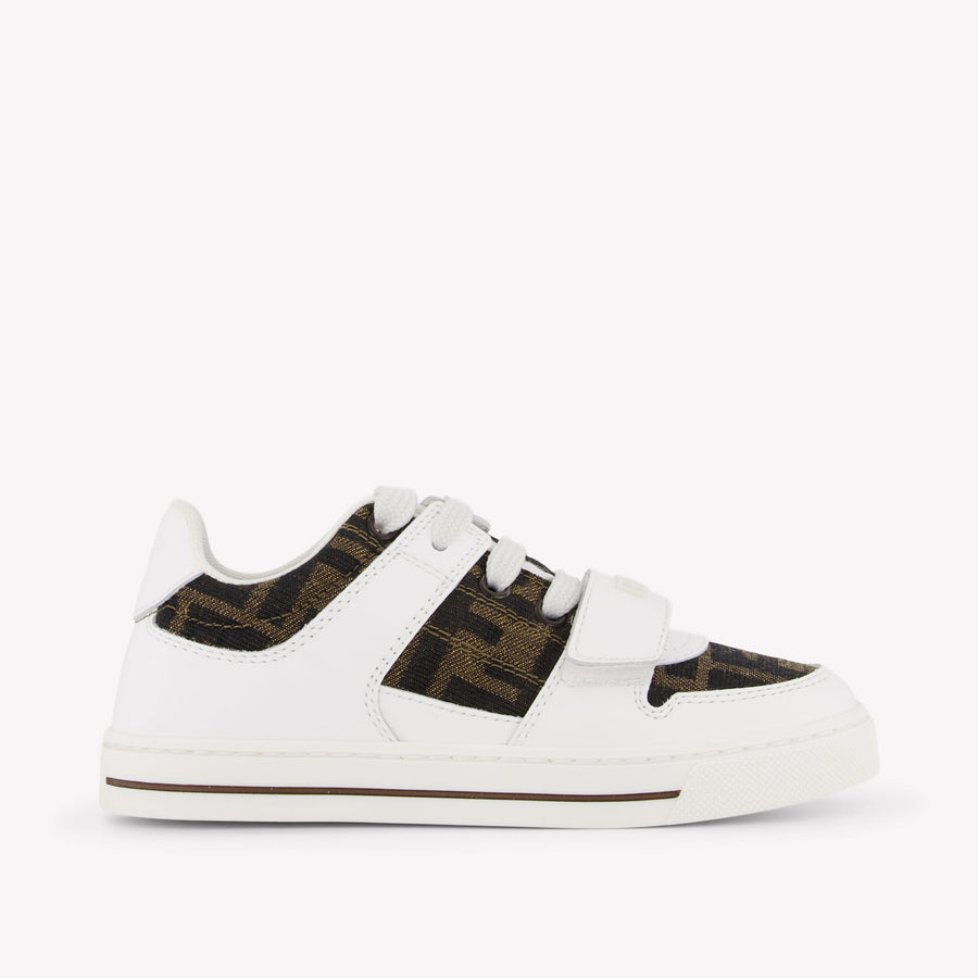 Fendi Kinder Unisex Sneakers In Wit