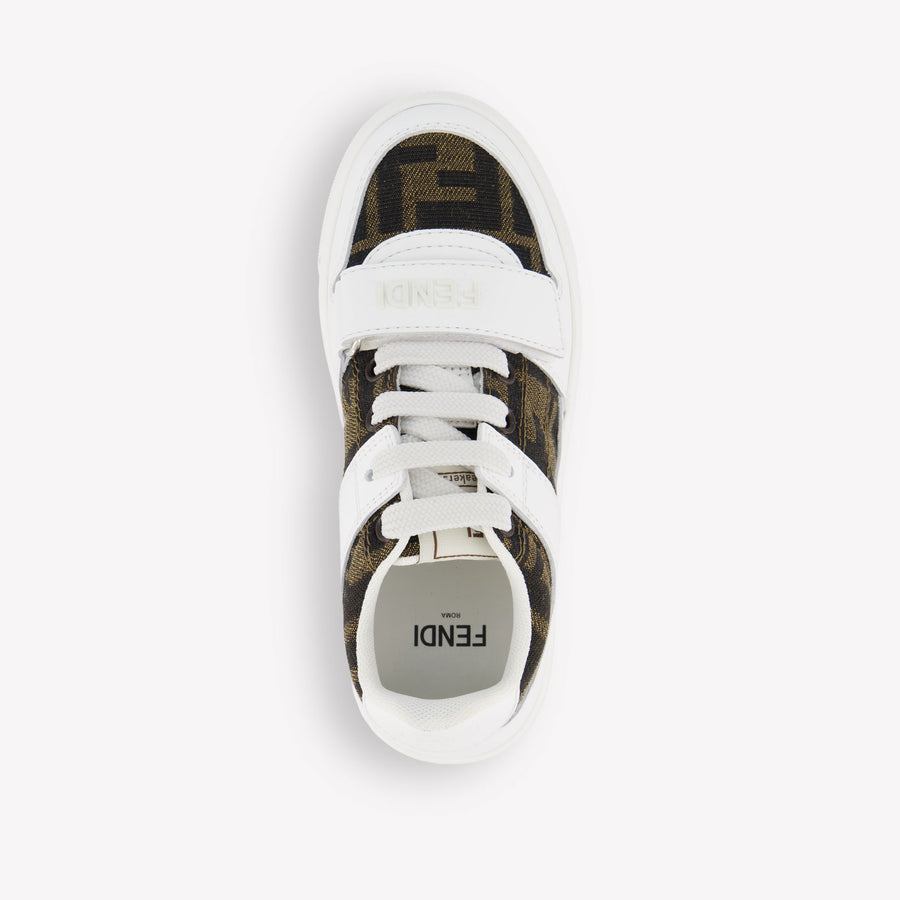 Fendi Unisex Sneakers In White