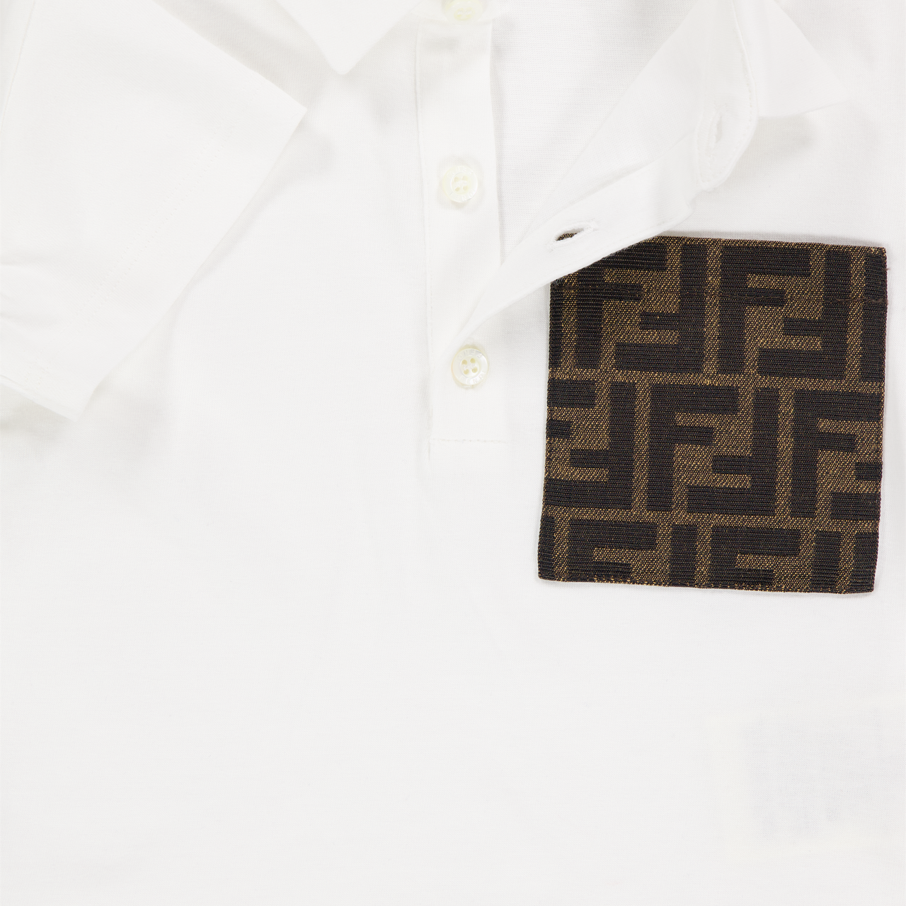 Fendi Baby Jongens Polo In Wit
