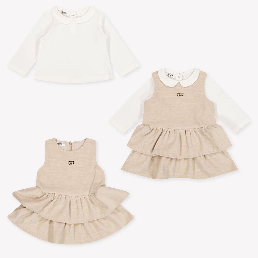 Liu Jo Baby Girls Set In Beige