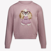 Liu Jo Kids Girls Sweater In Light Pink