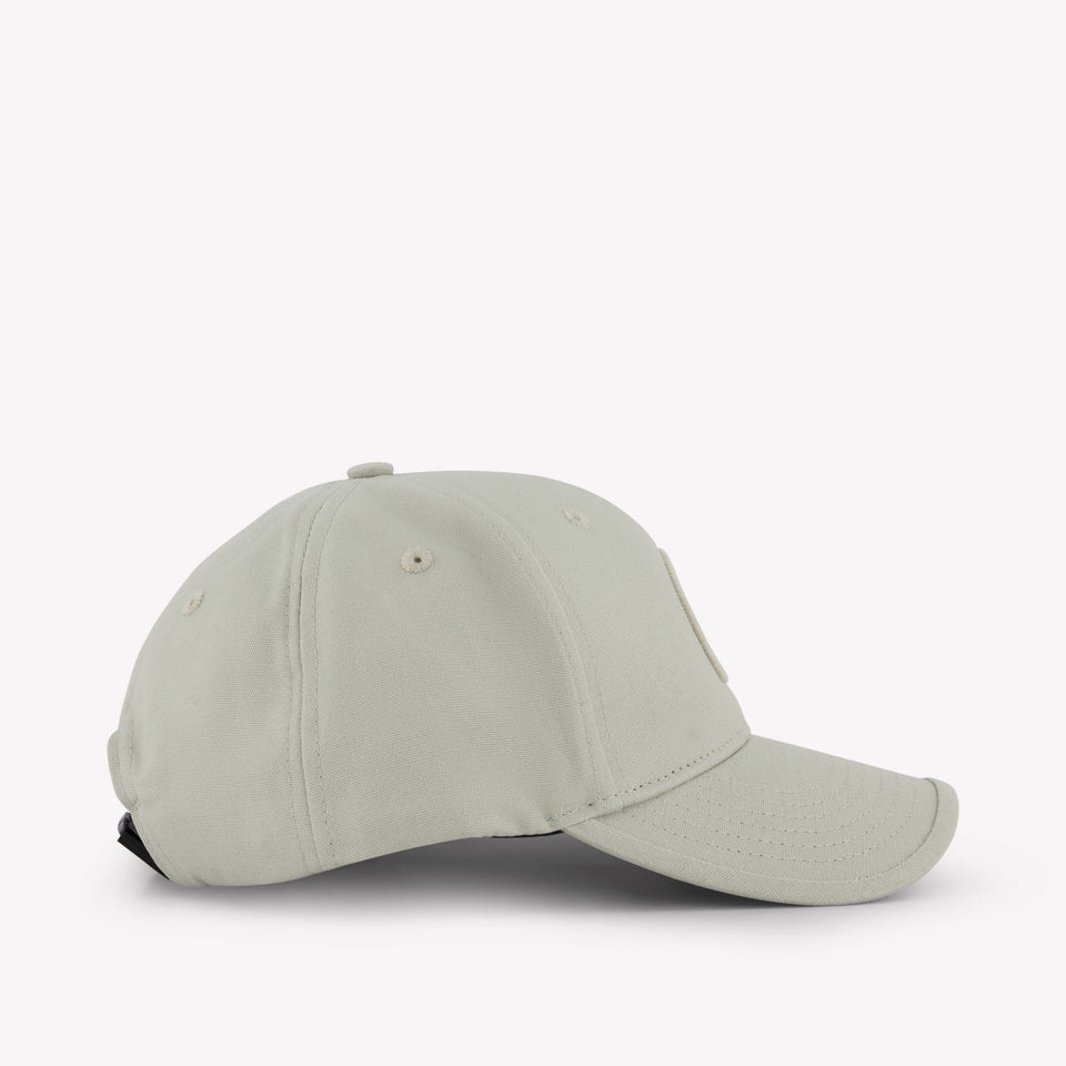 Stone Island Kids Boys Cap In Light Gray