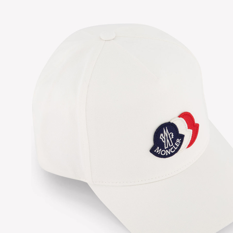 Moncler Kinder Jongens Pet In Wit