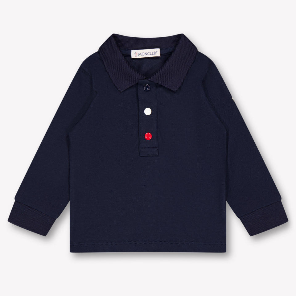Moncler Baby Jongens Polo In Navy
