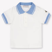Moncler Baby Jongens Polo In Wit