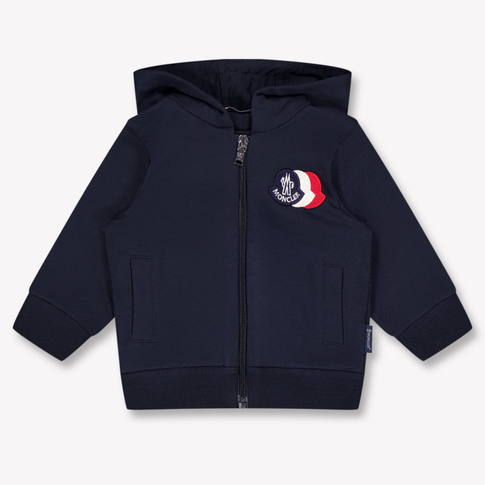 Moncler Baby Jongens Vest In Navy