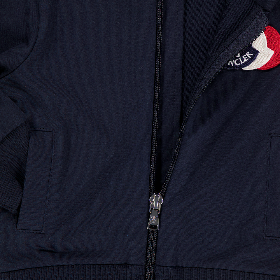 Moncler Baby Jongens Vest In Navy