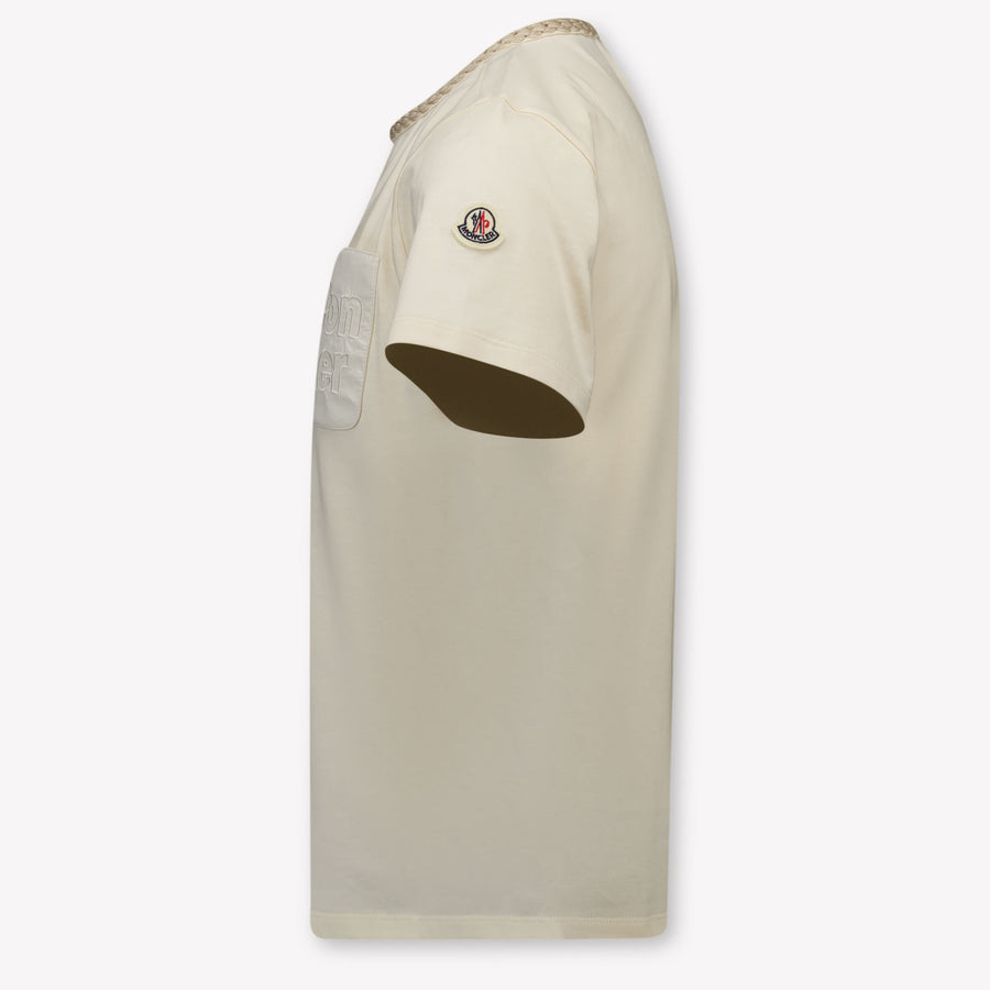 Moncler Kinder Meisjes T-Shirt In Off White
