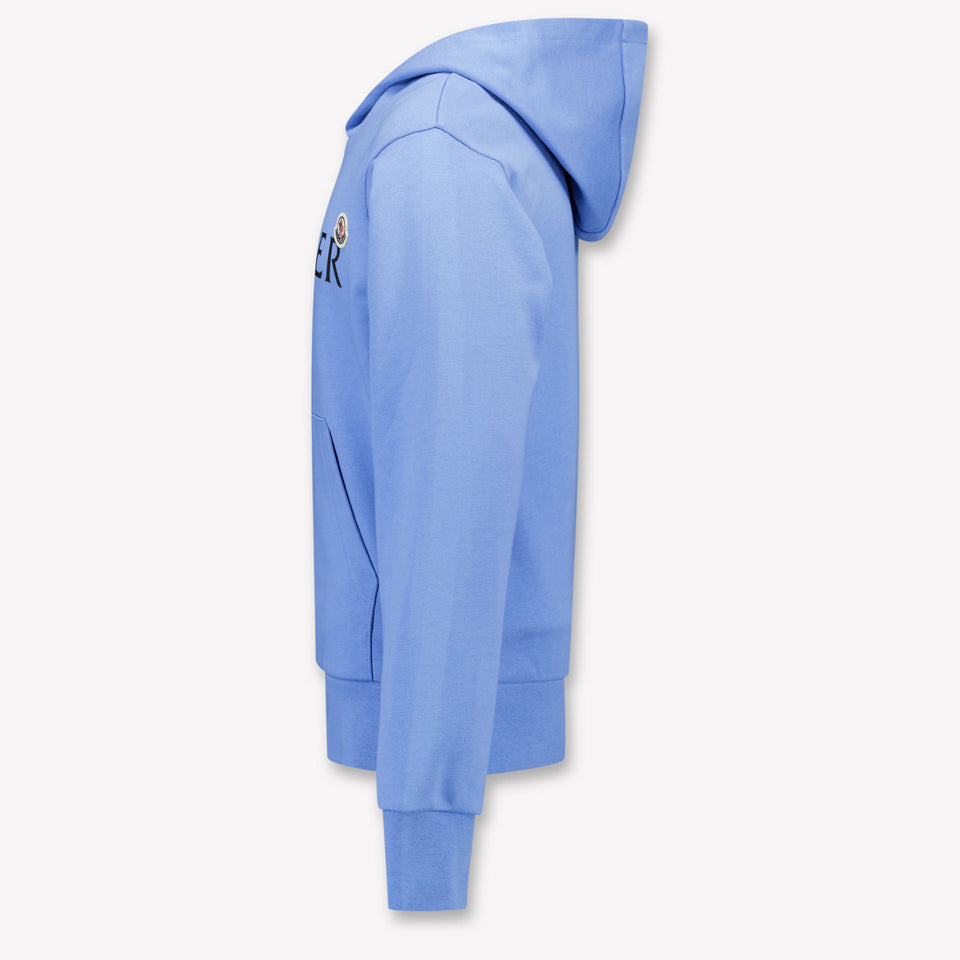 Moncler Kinder Jongens Trui In Licht Blauw