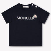 Moncler Baby Boys T-Shirt In Navy