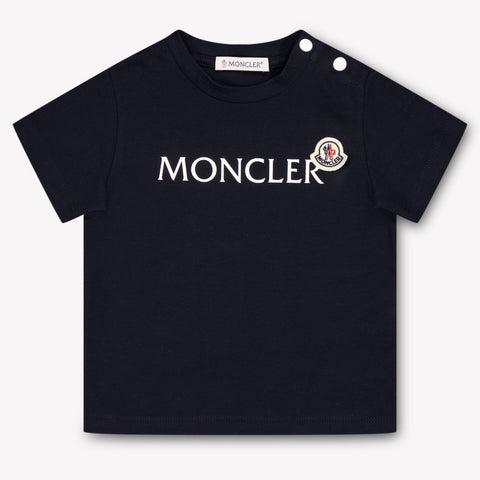 Moncler Baby Boys T-Shirt In Navy