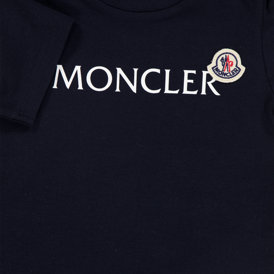 Moncler Baby Boys T-Shirt In Navy