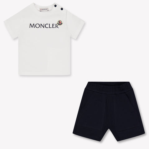 Moncler Baby Boys Set In White