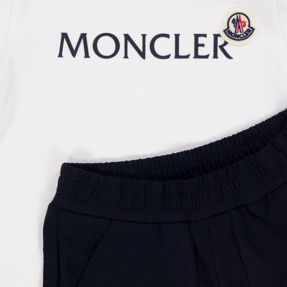 Moncler Baby Boys Set In White