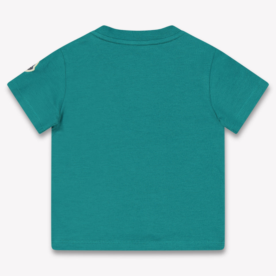 Moncler Baby Jongens T-Shirt In Groen