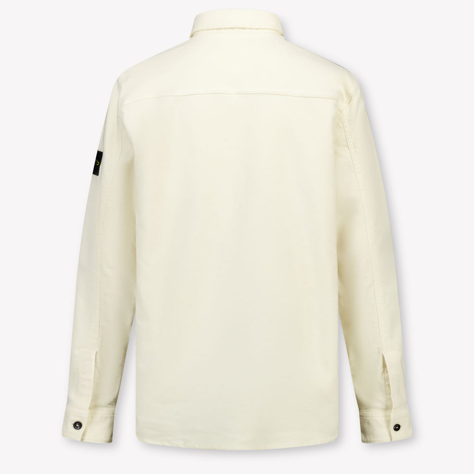 Stone Island Kids Boys Blouse  Offwhite