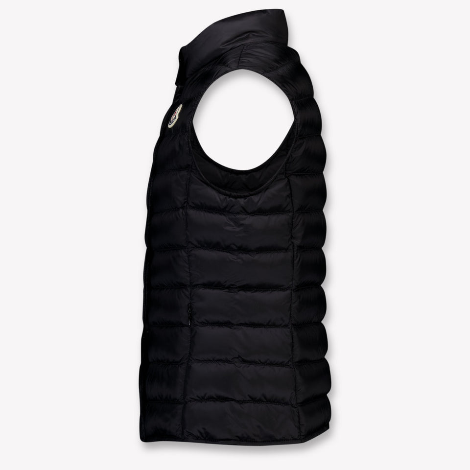 Moncler Liane Kids Girls Bodywarmer In Black