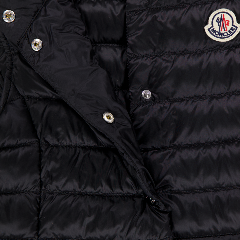 Moncler Liane Kids Girls Bodywarmer In Black
