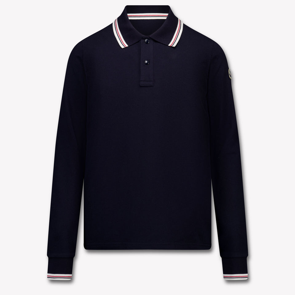 Moncler Kinder Jongens Polo In Navy
