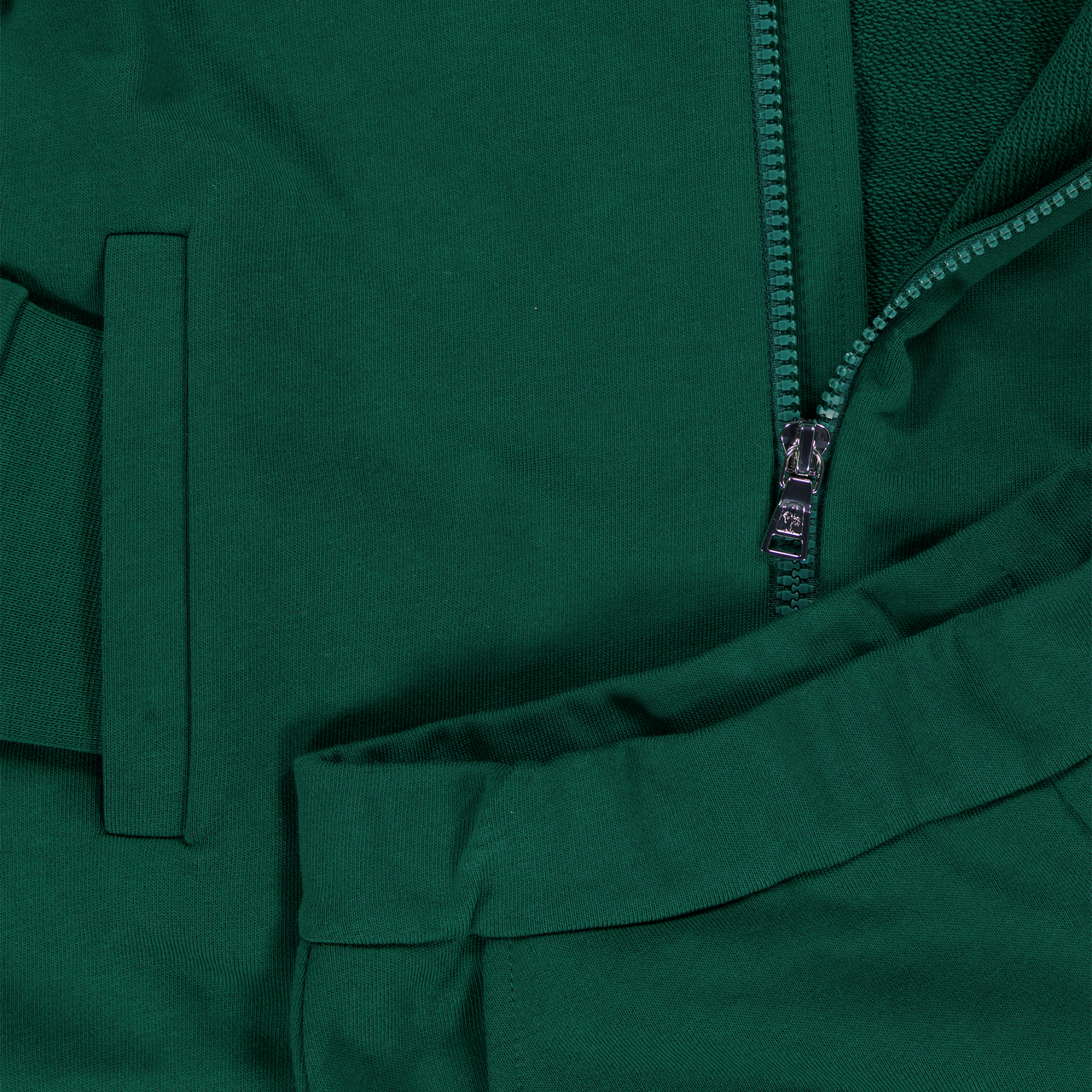 Moncler Kinder Jongens Joggingpak In Donker Groen