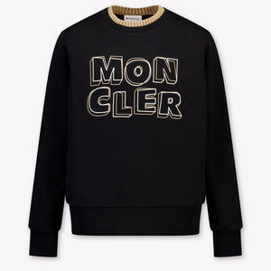 Moncler Kids Boys Sweater In Black