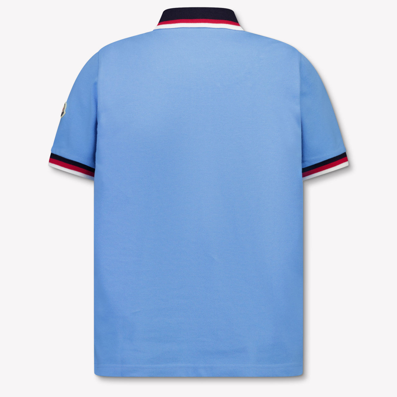 Moncler Kinder Jongens Polo In Licht Blauw