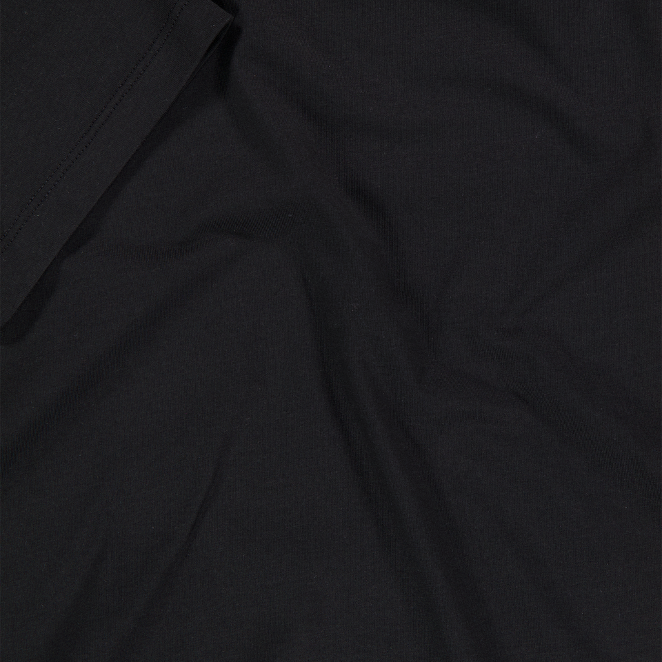 Moncler Kinder Jongens T-Shirt In Zwart