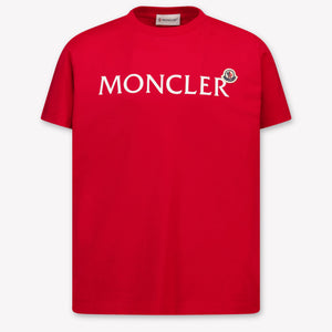 Moncler Kinder Meisjes T-Shirt In Rood