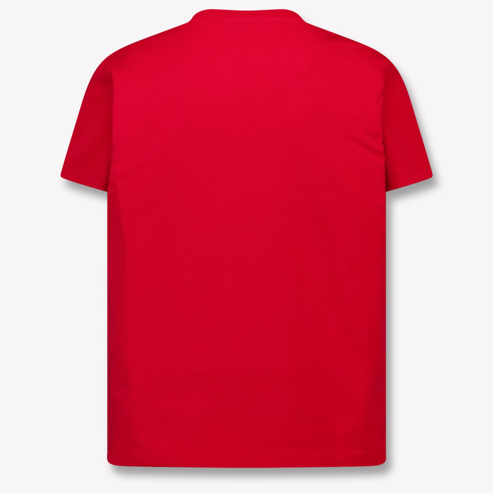 Moncler Kinder Meisjes T-Shirt In Rood