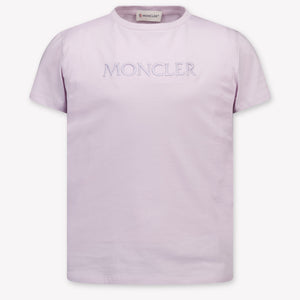 Moncler Kinder Jongens T-Shirt In Lila