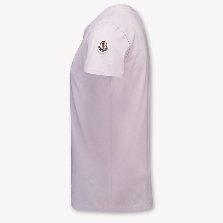 Moncler Kinder Jongens T-Shirt In Lila