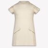 Moncler Kids Girls Dress In OffWhite
