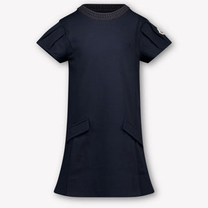 Moncler Kinder Meisjes Jurk In Navy
