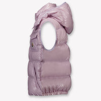 Moncler Kamile Kids Girls Bodywarmer In Lilac