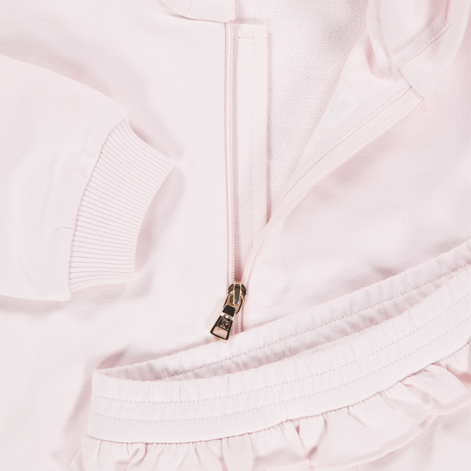Moncler Baby Meisjes Joggingpak In Licht Roze