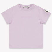 Moncler Baby Meisjes T-Shirt In Lila