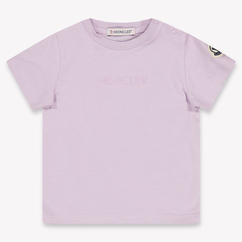 Moncler Baby Meisjes T-Shirt In Lila