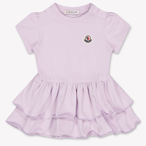 Moncler Baby Girls Dress In Lilac