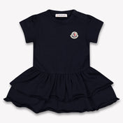Moncler Baby Girls Dress In Navy