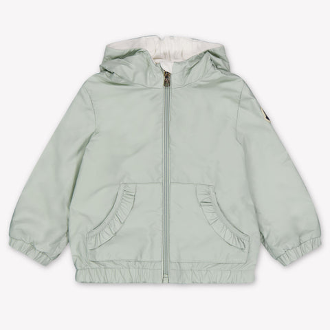 Moncler Nigar Baby Girls Summer jacket In Light Green