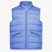 Moncler Gui Kinder Jongens Bodywarmer In Licht Blauw