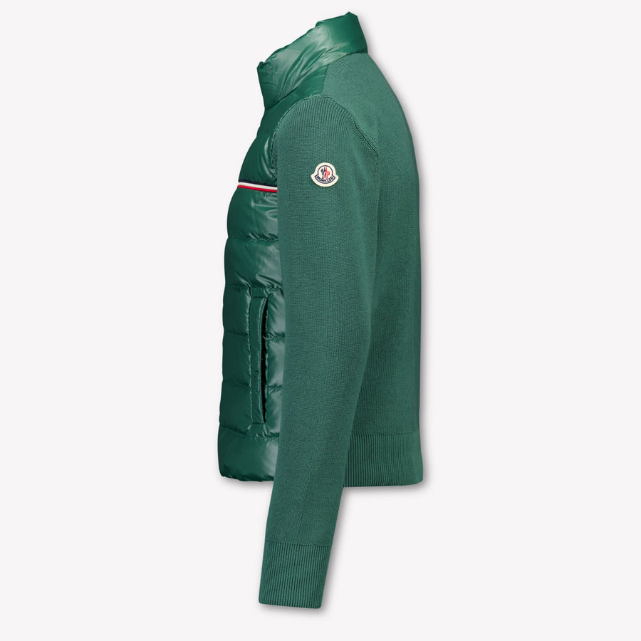 Moncler Kinder Jongens Vest In Donker Groen