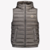 Moncler Uzay Kinder Jongens Bodywarmer In Grijs