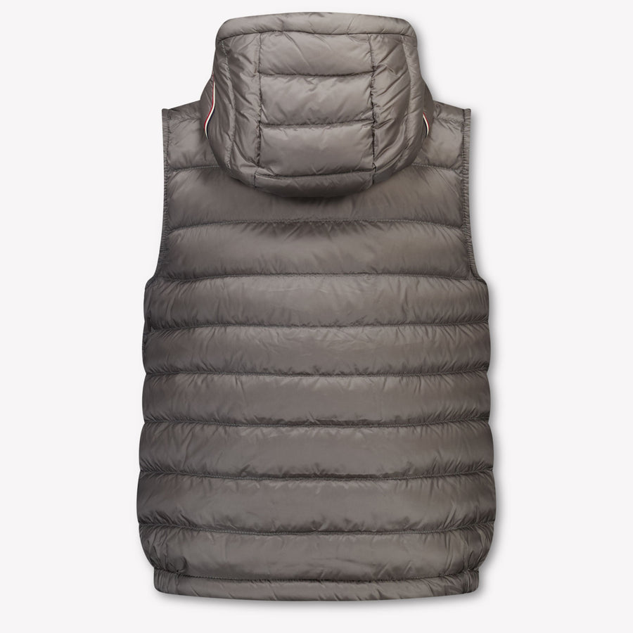 Moncler Uzay Kinder Jongens Bodywarmer In Grijs