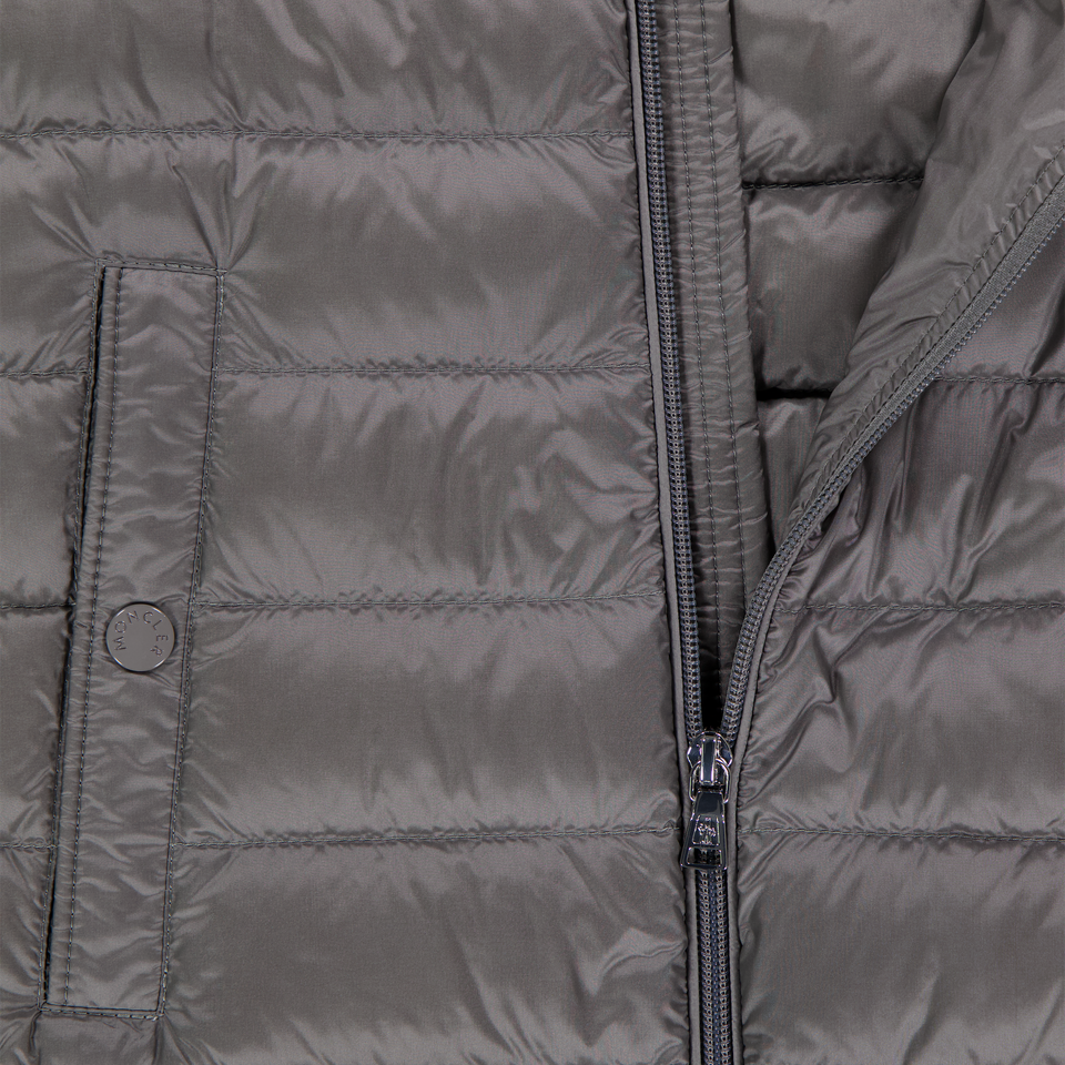 Moncler Uzay Kinder Jongens Bodywarmer In Grijs