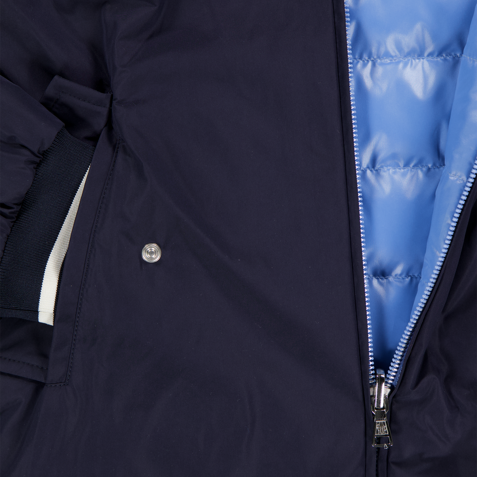 Moncler Cemal Kinder Jongens Zomerjas In Navy