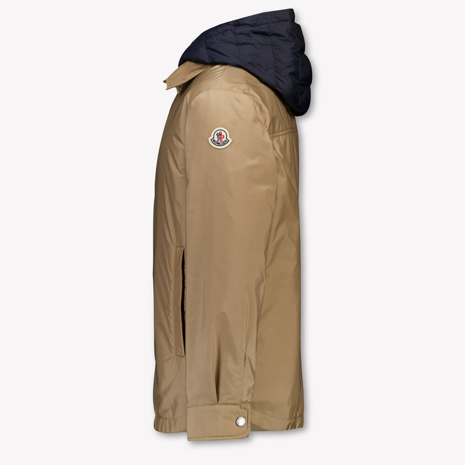 Moncler Adil Kinder Jongens Zomerjas In Camel